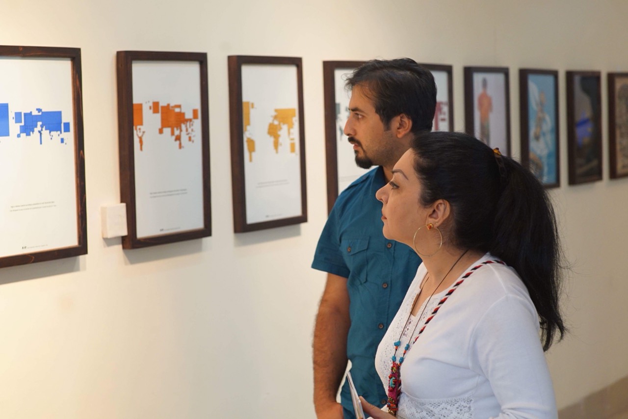 مدينة السليمانية تحتضن اول معرض للفن المعاصر – تصوير: ابراهيم فتاح